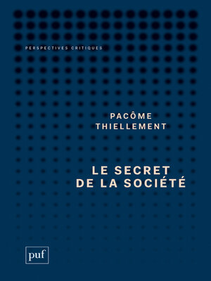 cover image of Le secret de la société
